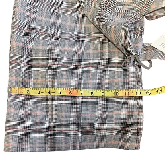 ANTONIO MELANI womens Gray plaid pants - Picture 5 of 7